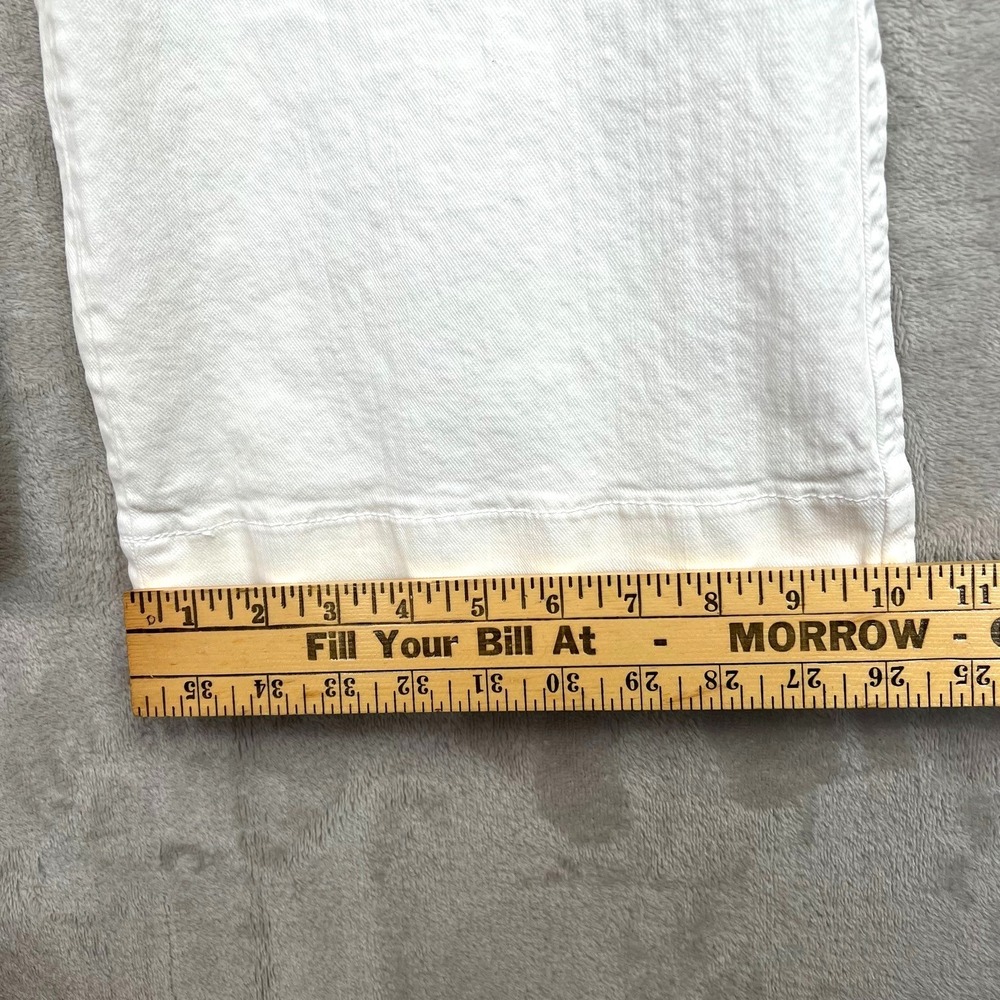 J Crew Jeans Womens 8 City Fit Denim Trouser Patch Pocket Vintage HK - Picture 9 of 10